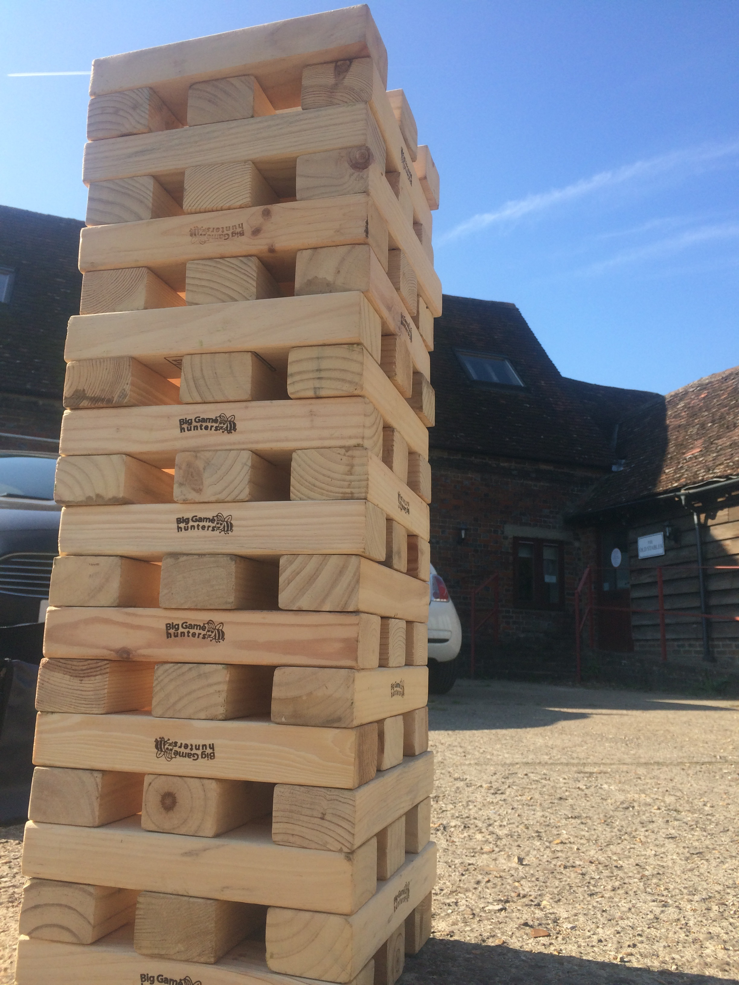 Giant Jenga Completed
